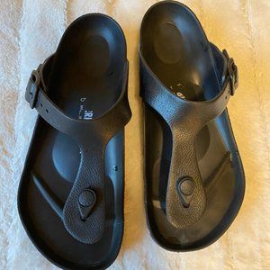EVA Gizeh Birkenstocks - Black - EU 37 (US 6-6.5)